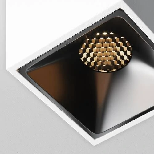 Потолочный светильник Ceiling Alfa LED 8W, 3000K, Бело-черный (Maytoni Technical, C065CL-8W3K-SQ-WB) - Amppa.ru