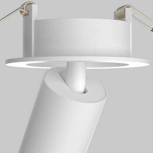 Встраиваемый светильник Ceiling FOCUS LED 7W, 2700K, Бело-черный (Maytoni Technical, C071CL-7W2.7K-WB) - Amppa.ru