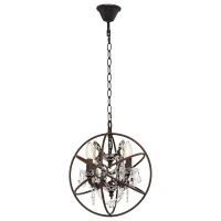 LOFT1897/4 Подвесная люстра LOFT IT Foucaults orb crystal