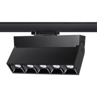 Трехфазный Трековый Свтильник Eos Port, Led, Черный (Novotech, 358326)