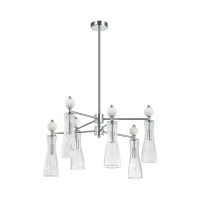 Люстра Emily Neoclassi, 6xE14, Хром; Белый (Lumion, 8268/6)