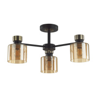 Люстра Потолочная Arlin Comfi, Xe27, Черный; Бронзовый (Lumion, 5643/3c)