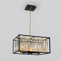 Умная подвесная люстра с хрусталем 377/6 Smart (Bogate's, a061525)