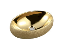 Раковина Armadi Art ОВАЛ 48х34х15 см Золото