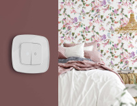 Рамка OMEGA Coint (Белый Стекло органическое) 2-ая (Ambrella Volt, OF640102)