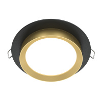 Встраиваемый светильник Downlight Hoop, 1xGX53 Черный (Maytoni Technical, DL086-GX53-RD-BG)