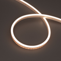 Светодиодная лента герметичная WAVE-SIDE-PU-A120-06x12mm 24V Day4000 (8 W/m, IP68, 5m, wire x2) (Arlight, Вывод боковой, 3 года), 052421