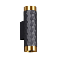 Настенный Светильник Ad Astrum Hightech, 2xgu10 Led, Черный; Золотой (Odeon Light, 4287/2w)