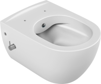 Подвесной унитаз с биде без сиденья матовый BOHEME Bianca 963-2-WM