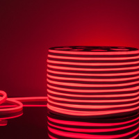 Светодиодный гибкий неон 220 В 9.6 Вт/м 120 Led/м 2835 IP67, односторонний красный, 50 м Гибкий неон 220V 9,6W 120Led 2835 IP67 односторонний красный, 50м (Elektrostandard, Светодиодный гибкий неон 220 В 9.6 Вт/м 120 Led/м 2835 IP67, односторонний красный