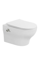 Унитаз подвесной с функцией биде с крышкой  Boheme FIORE 978-SET-2-W белый